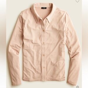 J. Crew Button Up collared T-shirt NWOT Sz XL